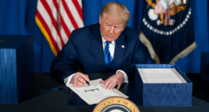 donald trump firma dazi